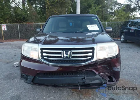 2013 Honda Pilot Lx z USA, uszkodzony, nr VIN 5FNYF3H25DB044561